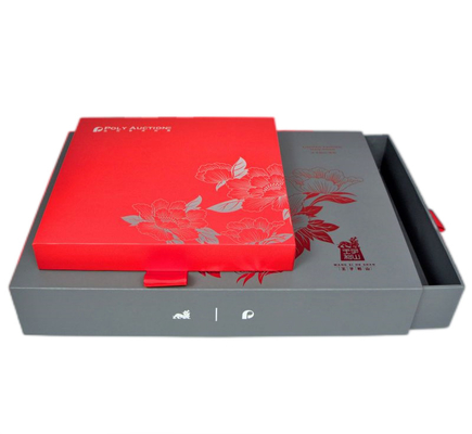 Stack design Rigid Paper Gift Box With Drawyer FSC ISO9001 certificate