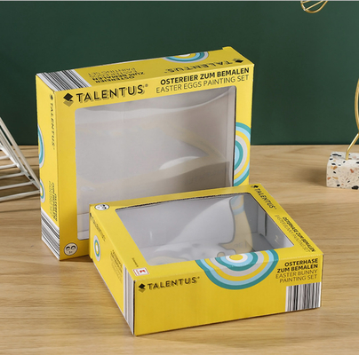 4C PMS αντισταθμίζουν το συσκευάζοντας κιβώτιο παιχνιδιών με ζαρωμένο υλικό εγγράφου παραθύρων Ε το φλάουτο